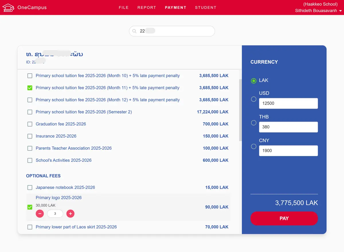 OneCampus — Schools Bill Payment screenshot 6